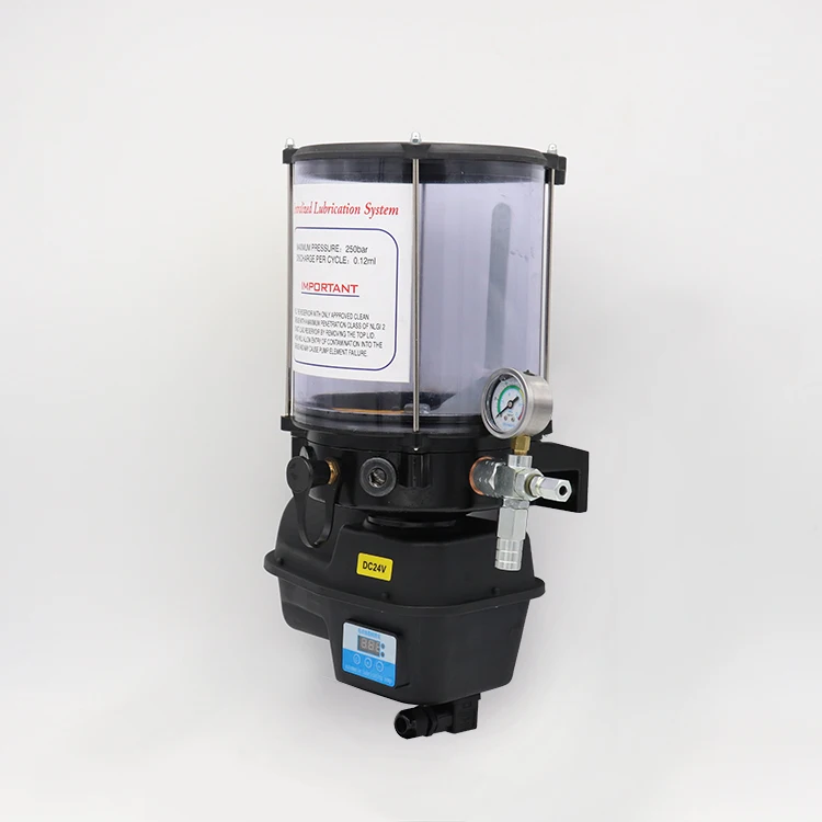 yuhao electric lubrication oil pump gear lubricator oiler lubricating unit for ntralized lubrication cnc machine
