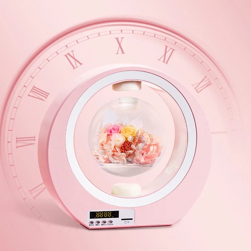 Kinglobe Custom PVC Plastic Maglev Globe Wholesale Desktop Decor Speaker for Birthday Home Extreme Souvenir Gift for Girlfriend