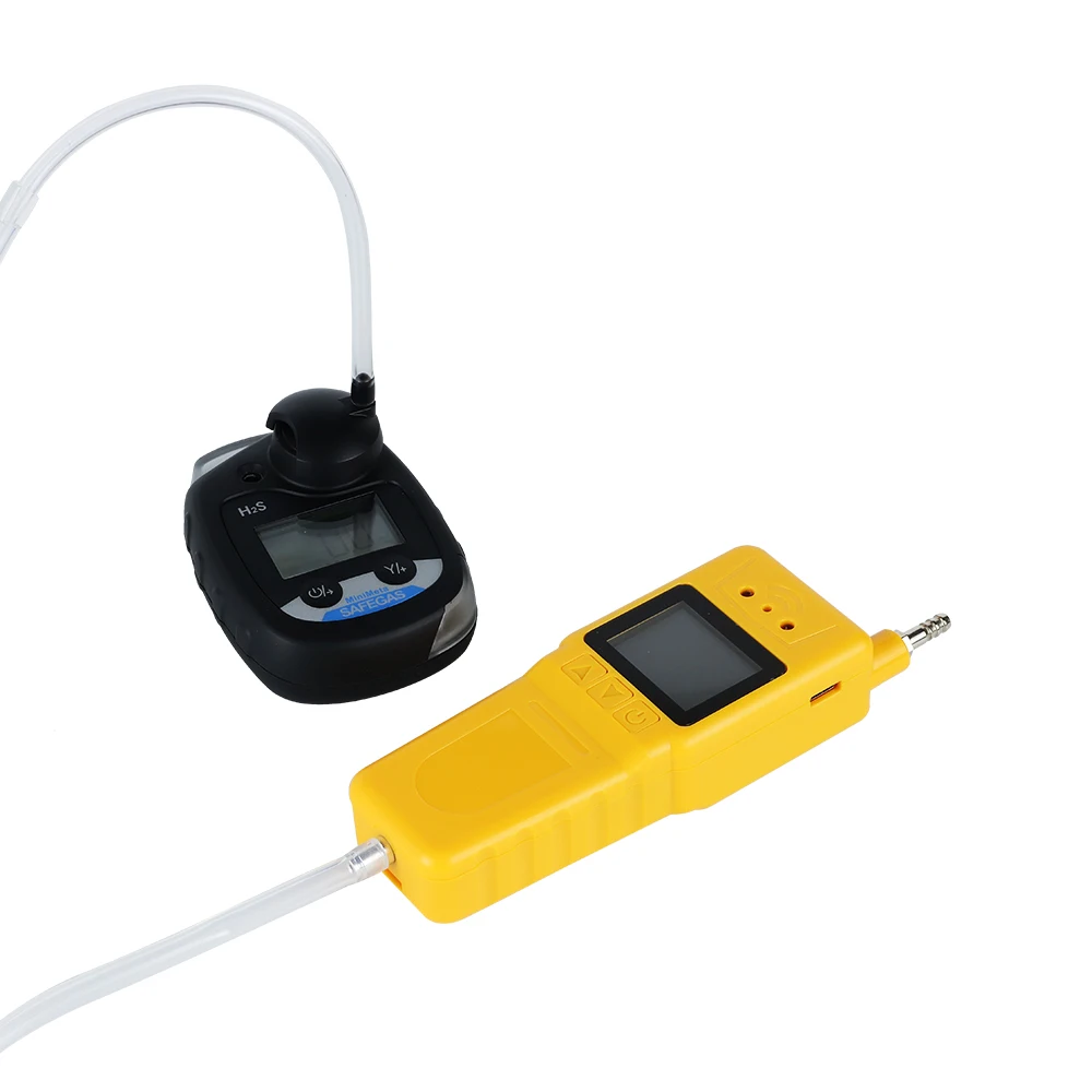 Single H2S Hydrogen Sulfide Gas Detector Mini Size 0-100PPM With Back Clip IECEX ATEX Certified