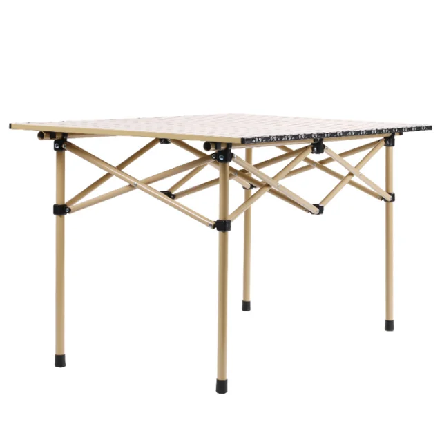 Lightweight  Portable Foldable Aluminum BBQ Outdoor Camping Table