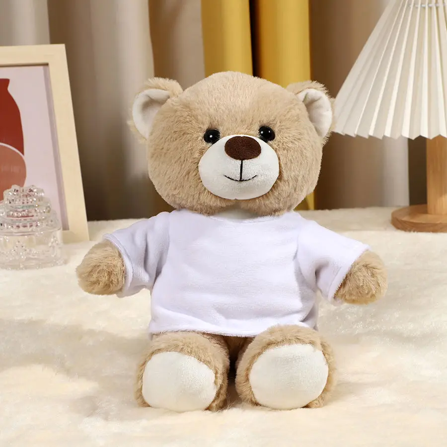 Super Soft sublimated Logo custom plush teddy bear toy CPC Cute stuffed Teddy Bear Toy Baby Plush Bear kids dolls