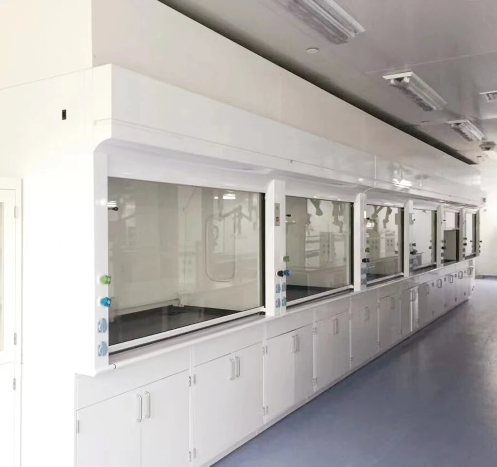 Laboratory furniture steel pp fume hood corrosion resistant durable fume hood