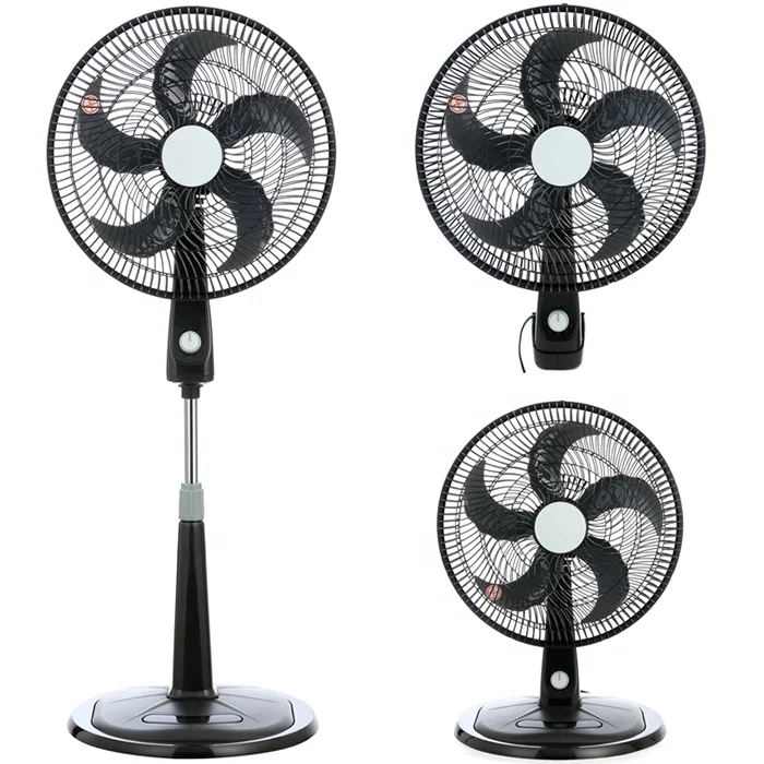 pedestal cooling 3-in-1 18inch electric plastic standing electrical home crown stand fan