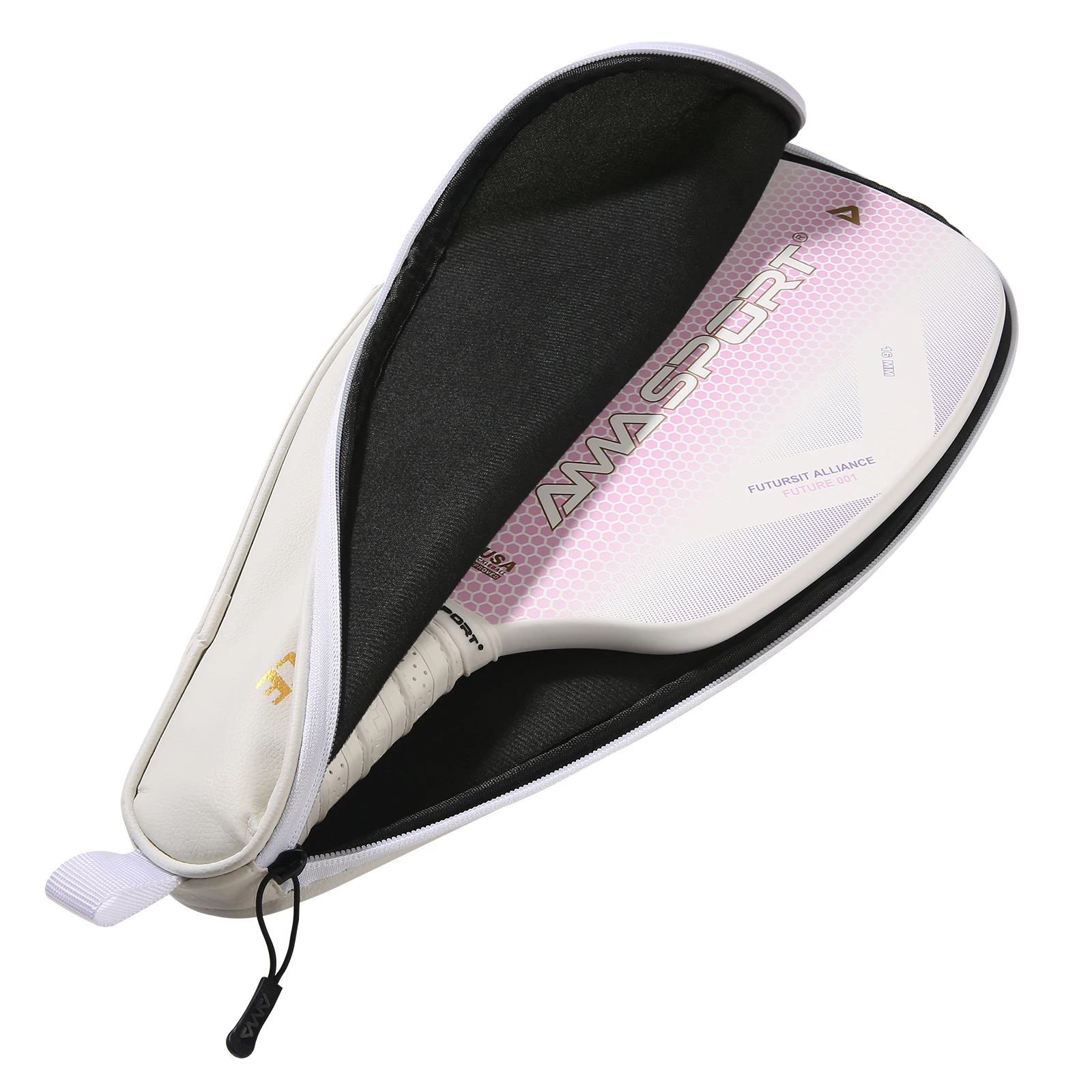 2024 New Arrival Large Sweet Spot Noise-Reducing Color-Changing Tech Custom Carbon Fiber PPG Thermoform Pickleball Paddle