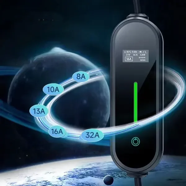 New Evse Portable Wall-mounted Charging Stations 32a 250v 32a 7kw Ev Charging Wallbox 7kw Level 2 Ev Charger for Electric Car