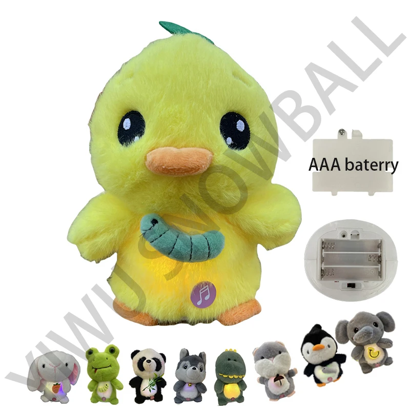 High quality Funny Kawaii Twisting Singing and Speaking Stuffed Animal Electronic Plush Duck Toys Gifts For Christmas