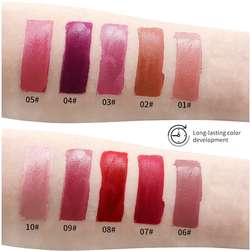 Wholesale Lip Gloss Private Label Matte Liquid Lipstick Waterproof Lightweight Lip Glaze Long Lasting 12 Colors Lip Gloss