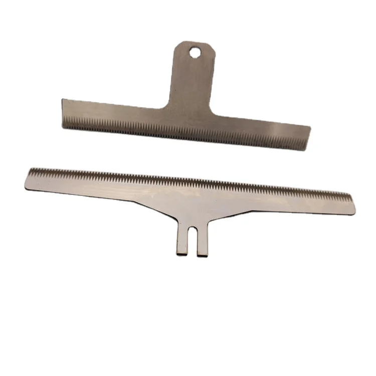 Custom Industrial Precision Packaging Machine Knife Long Serrated Sealing Jaws Blade Packaging Machine Blade