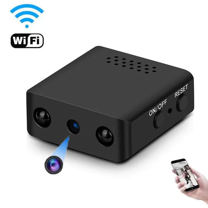 Micro mini wifi camera 1080p network hidden spy security camera with night vision
