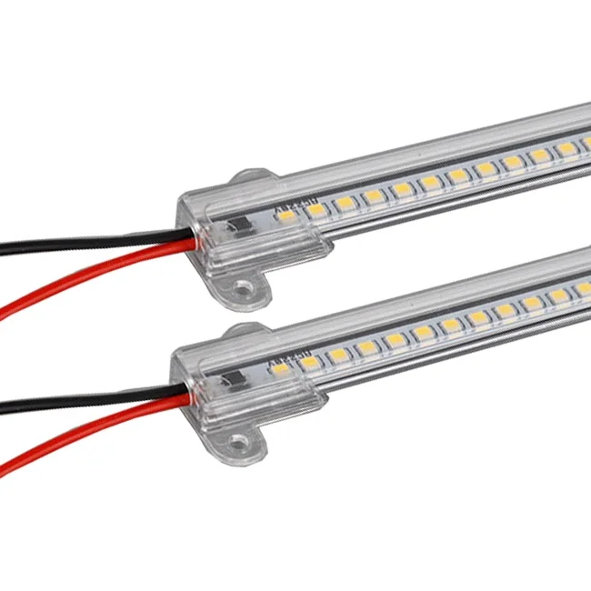 IP44 9 6 Вт светодиодные полосы света 6500K 220V/110v SMD2835 72 светодиодов/144 светодиодов с пластиковым профилем