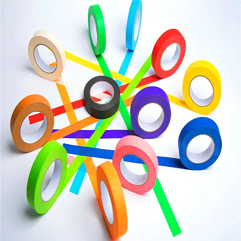 Colorful tape early childhood education masking paper  tape