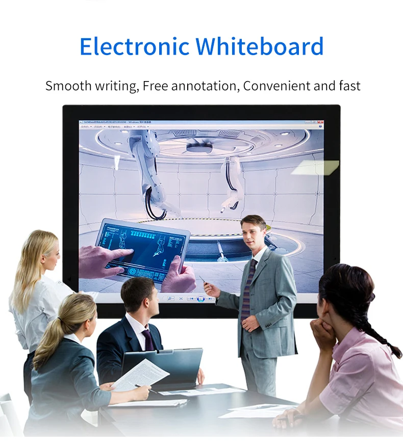 Factory Custom 19 inch capacitive TFT USB Touchscreen HDMI Monitor embedded touch screen indusrtrial monitor