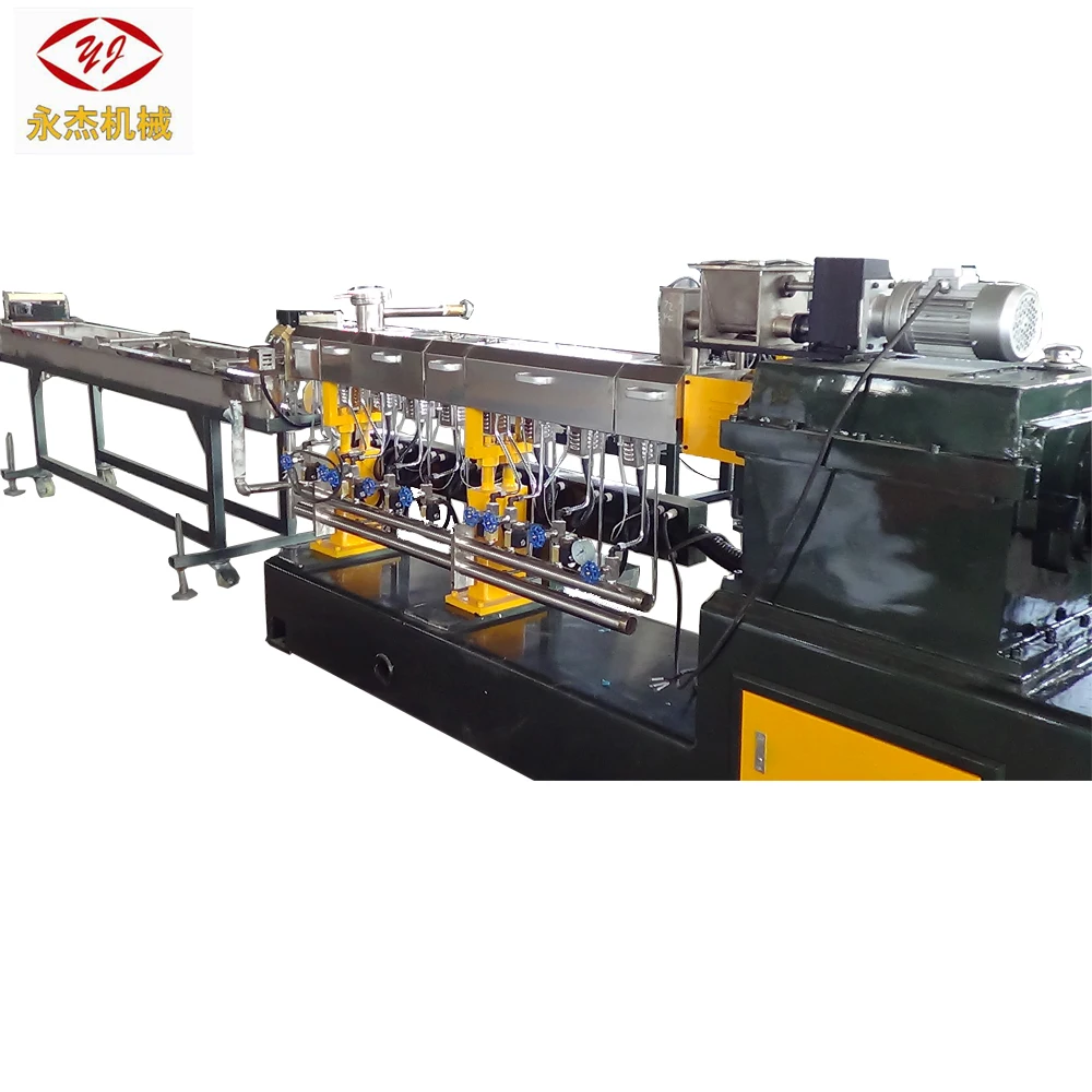 Competitive-price  pa pp abs pc and glass fiber plastic granulator machine twin screw extruder