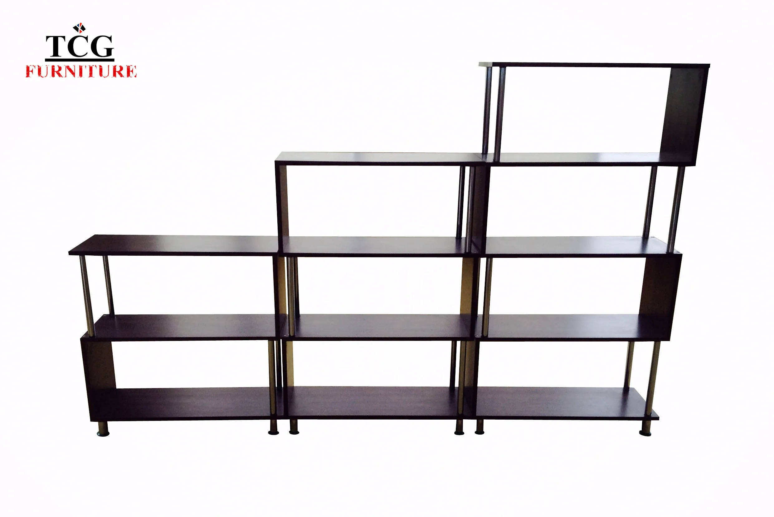 modern antique cheap MDF wooden bookcase B-6047/ B-6083 /B-60120 living room furniture