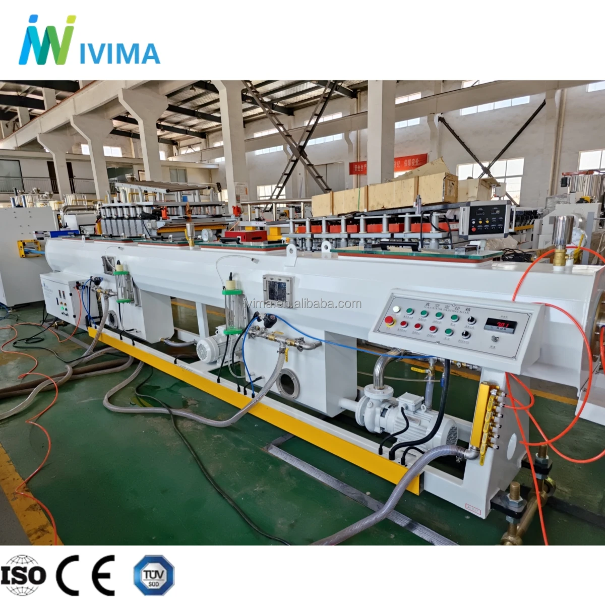 Conical Twin Screw PVC Pipe Extruder/UPVC CPVC Pipe Making Machinery for PVC Water Tube Production