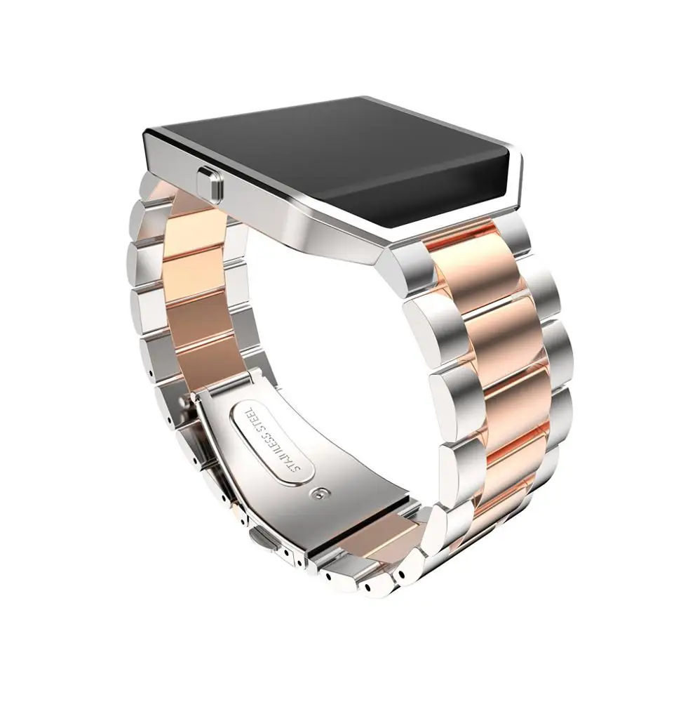 Premium Stainless Steel Watch Strap For Fitbit Blaze Smart Watch Band Watch Accessories
