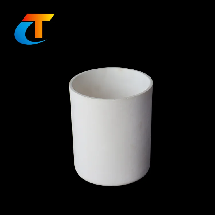 Al2O3 crucibles alumina ceramic rectangle crucible with lid porcelain
