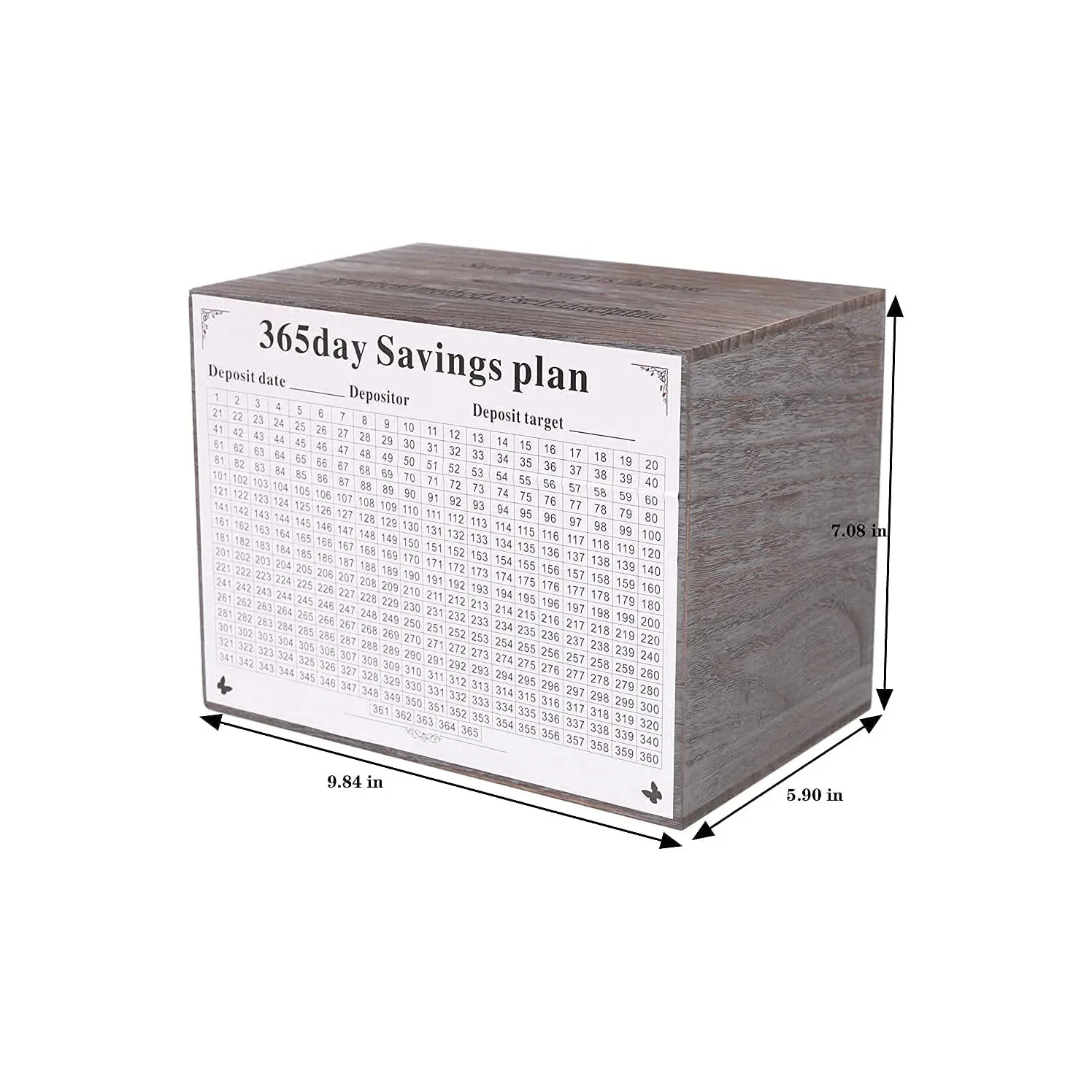 Wooden Can Withdrawing Transparent Money Can Coin Saving Box Piggy Bank clear piggy bank