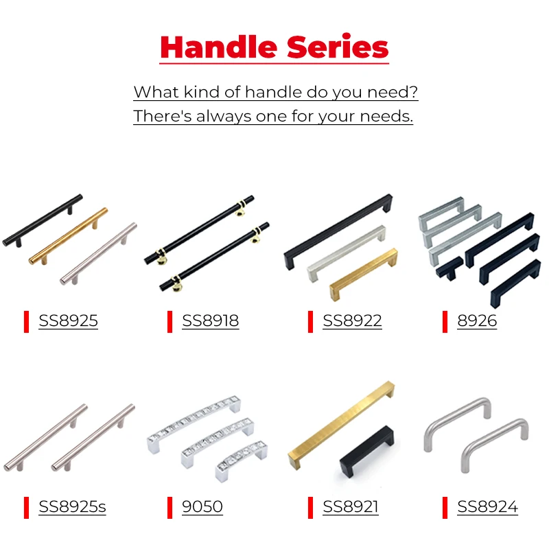 Temax Multi-color Door Handles With Golden FeetCabinet Pulls and Knobs Wardrobe Hardware