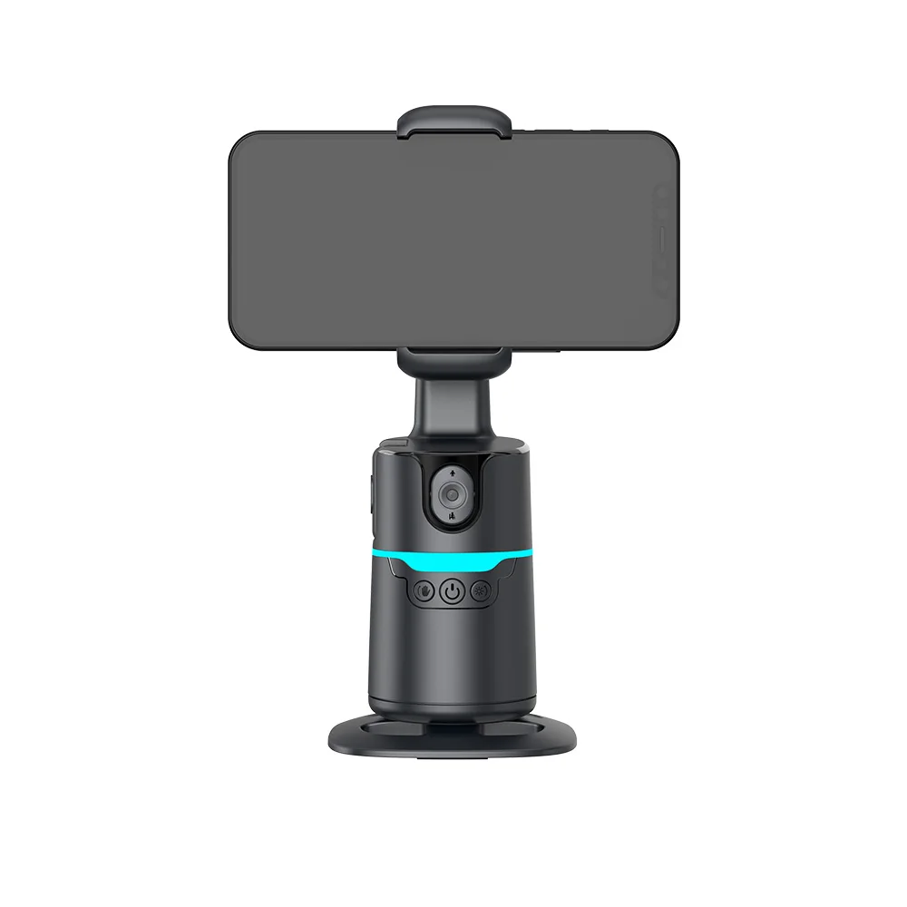 2025 Factory Wholesale Q14 Mobile Phone Stabilizers with 360 Rotation Auto AI Focus Face Tracking and Magnetic Holder