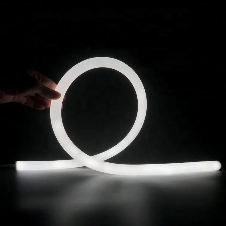 High Temperature Resistant Silicone Neon Flexible Luminous Led Light Round Sealing Strip Light