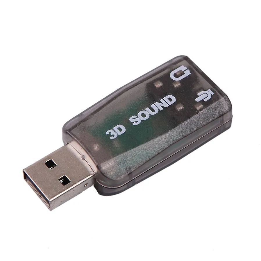 Внешняя USB звуковая карта 3D Аудио гарнитура микрофон адаптер для ПК настольная поддержка трехмерного звука Plug