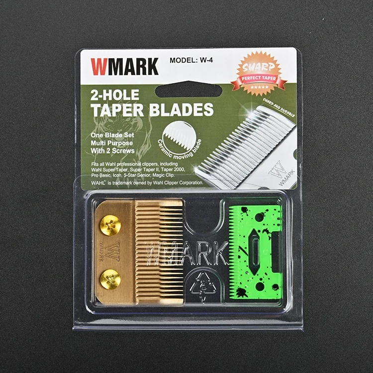 WMARK High Carbon Steel Zirconia Ceramic Moveable Replacement Hair Clipper Trimmer Blade