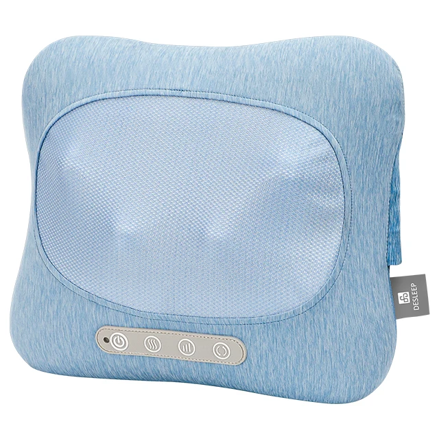 Promotion New Design One Touch Start Electric Neck Massage Pillow With Warm Compress