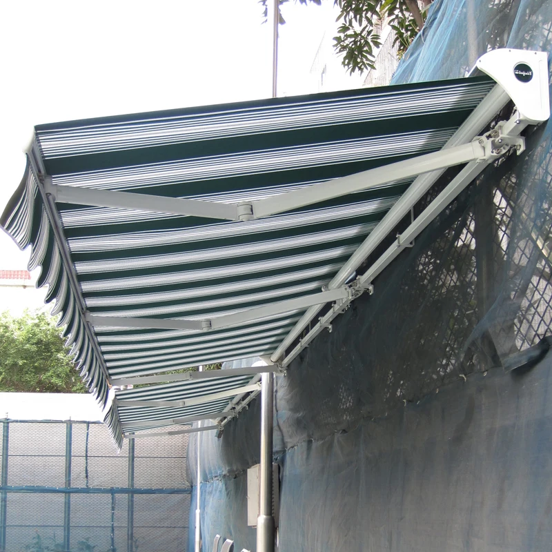 Настраиваемый Выдвижной тент, алюминиевый складной навес, наружный моторизованный водонепроницаемый тент с защитой от солнца