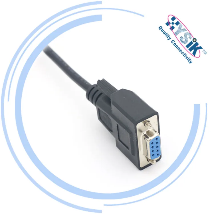 High quality RS232  Connector DB9 Adpter to M12 4 5 6 8pin  Soldering Molding Cable Aviation plug cable Connector