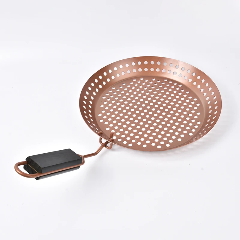 Worth Buying Stylish metal paint grill pan Outdoor household bakeware