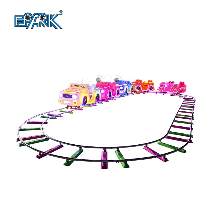 Fun Trackless Electric Train for Kids Indoor/Outdoor Fiberglass and Metal Amusement Rides for Shopping Malls Parks & Schools
