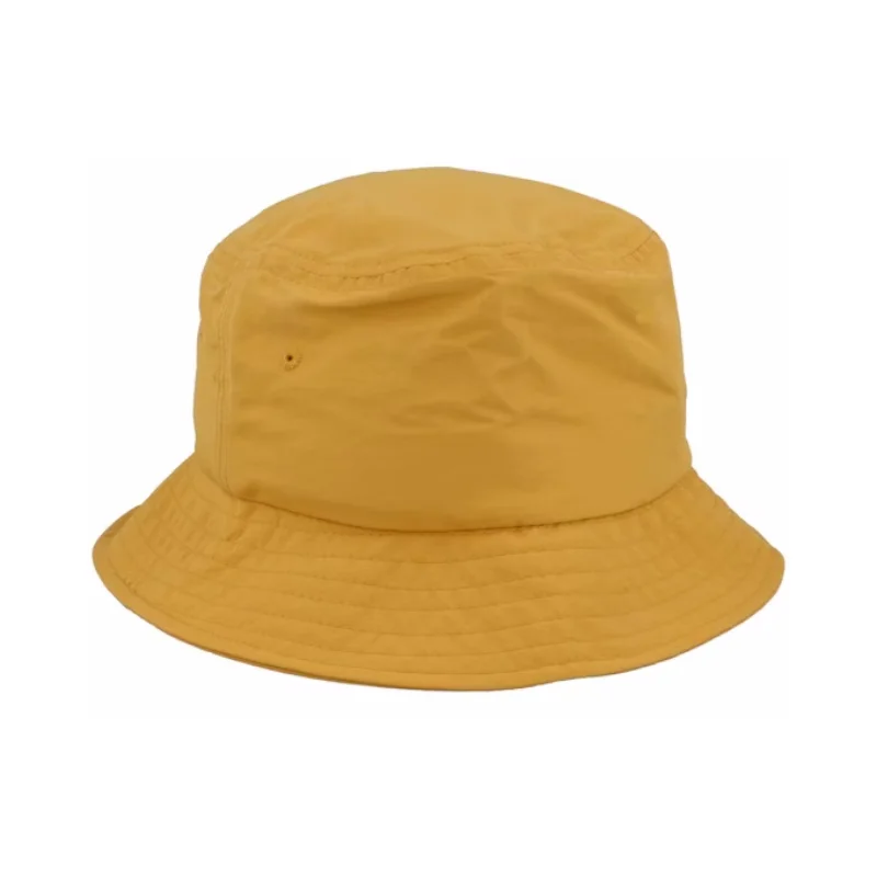 Fashion Dust Yellow Water Repellent Bucket Hats Custom Embroidered Logo Blank Summer Nylon Waterproof Fisherman Hat For Ladies