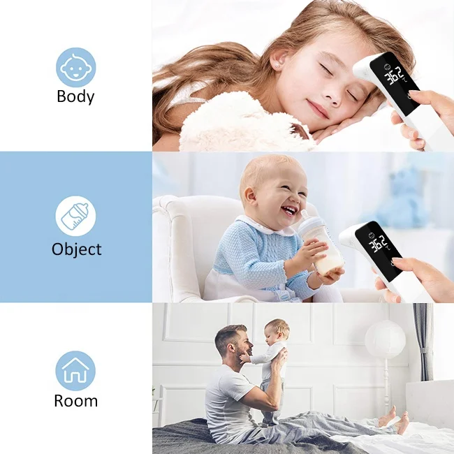
High-quality Digital Thermometer Forehead Non Contact Body Electronic Baby Infrared Thermometer 