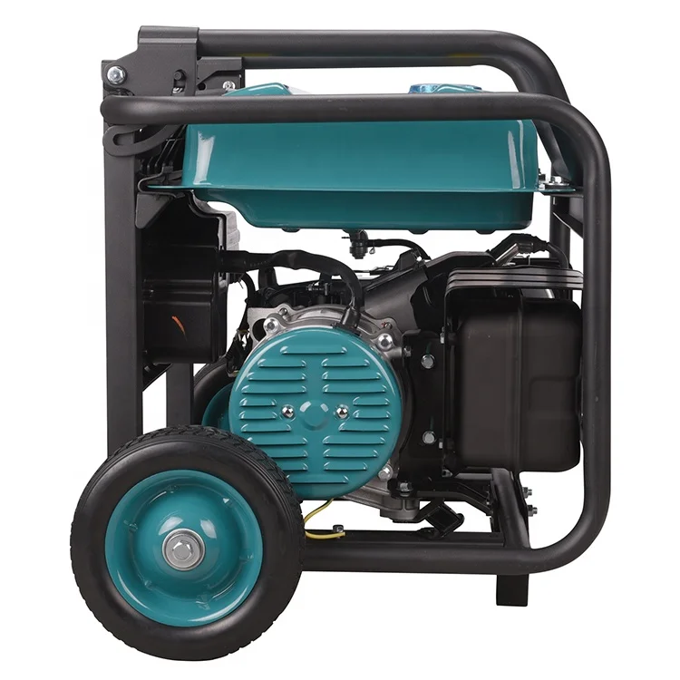  8896140 цапля одобренный CE 7.4HP/3.5KW 1 ph портативный Электрический бензиновый генератор с складной ручкой и фиксированным резиновыми