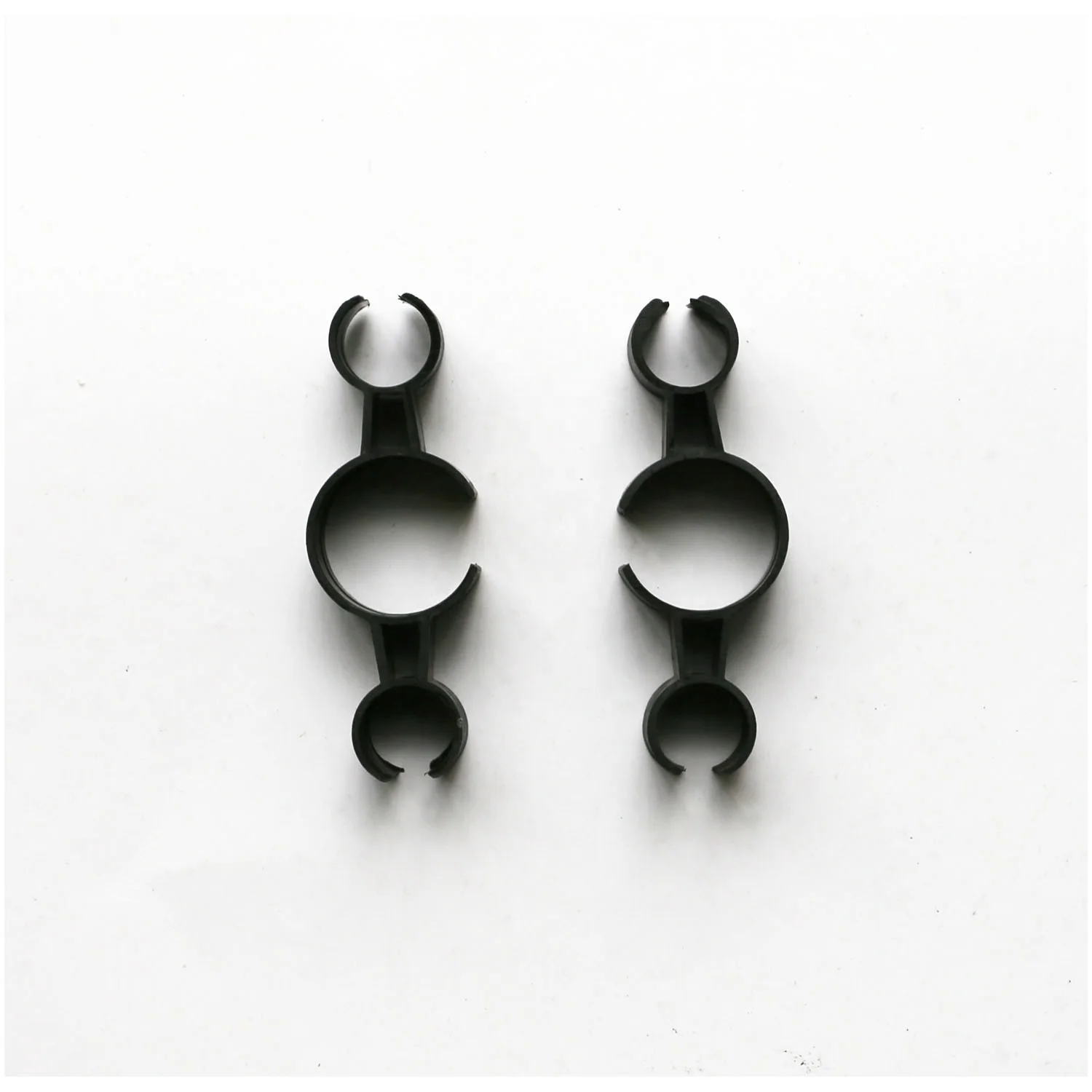 Black double ice fountain candle holder clip for champagne bottle birthday sparkler fireworks