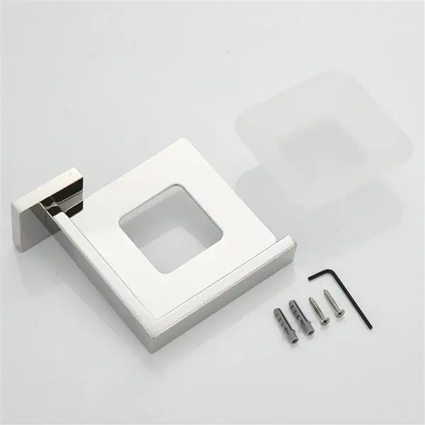 304 stainless steel soap dish square holder with detachable silver bathroom accessories dispenser