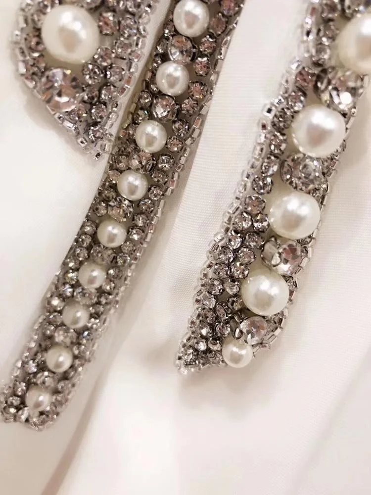 NWD1925 Elegant Straight Collar Imported 395 Satin Pure White Sweetheart Elegant Wedding Dress Thin Strap Prom Dress