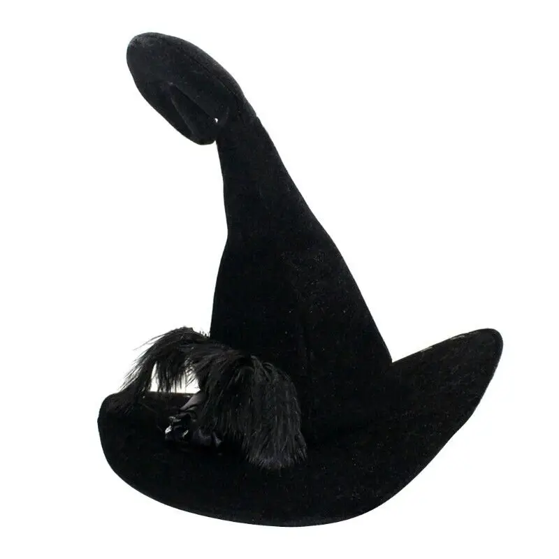 Unisex Witch Hat Halloween Costume Party Accessory Adult Wizard Fancy Black New Fashion hat Stage prop hat