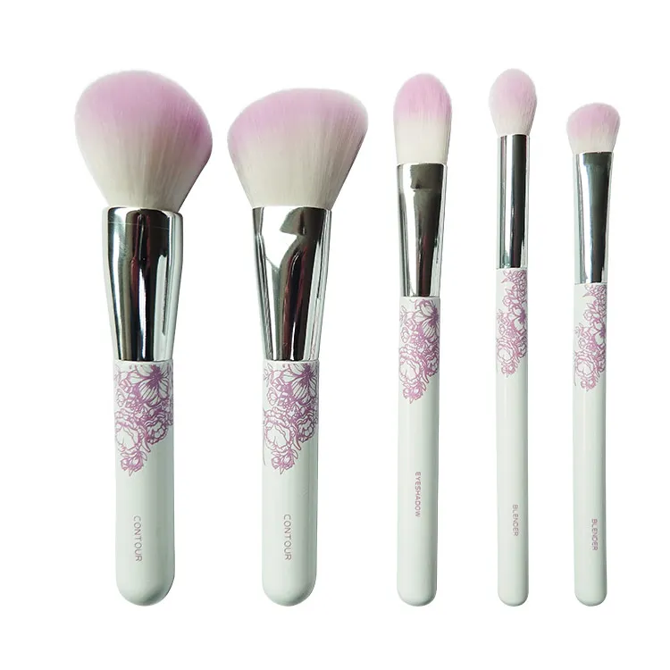 2022 New Arrival Makeup Tools Good Quality Special Pattern Handle Factory Customized Cosmetics Brushes Set
