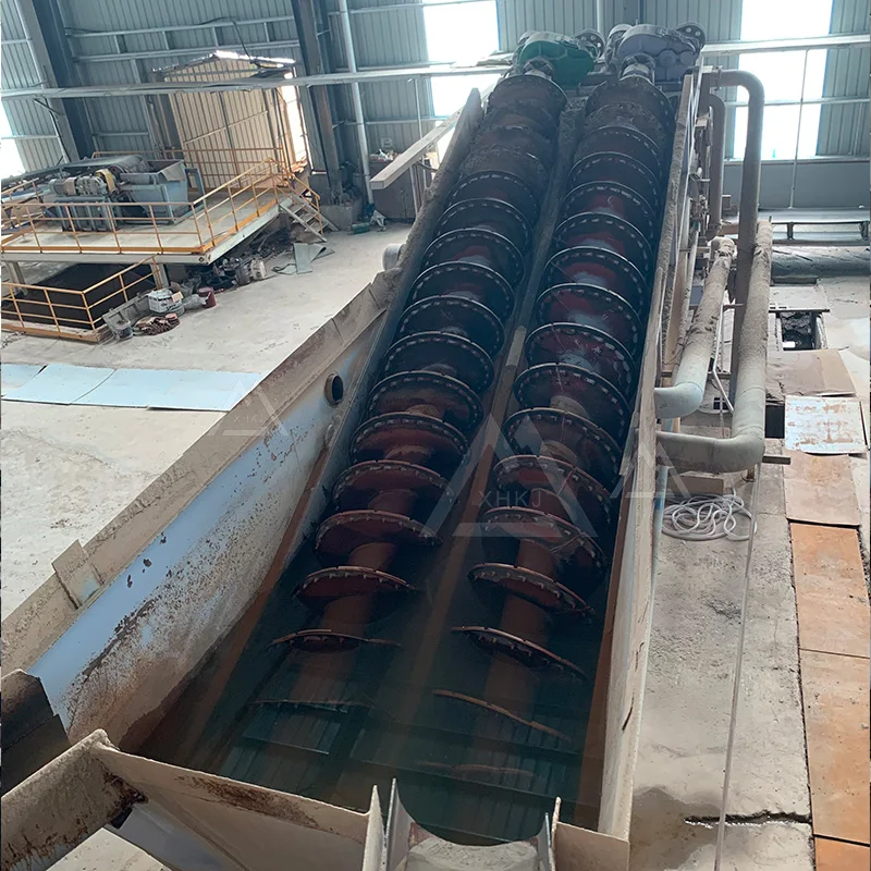 50tph Small Screw Sand Washing Machine For Sea sand,Silica Sand