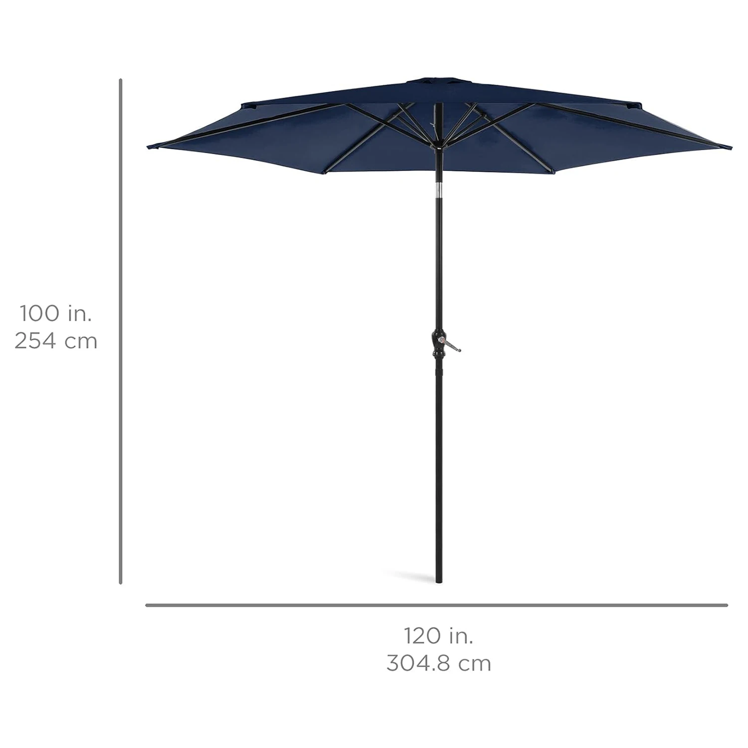 Outdoor Parasol Courtyard Umbrella Large Garden Sun Umbrella Patio Umbrella With Steering Center Column