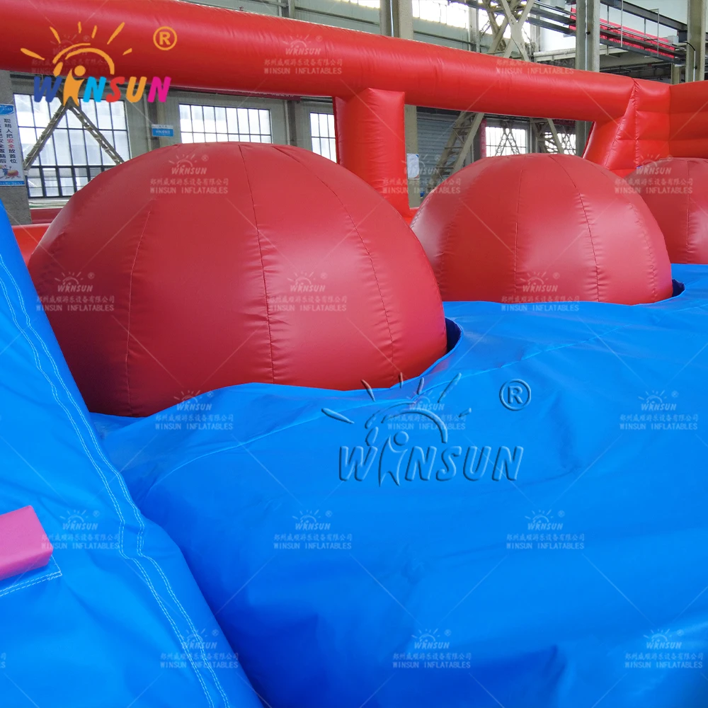 Wipe out jumping  inflatables leap games of inflatbales Elimination Challenge jumping games