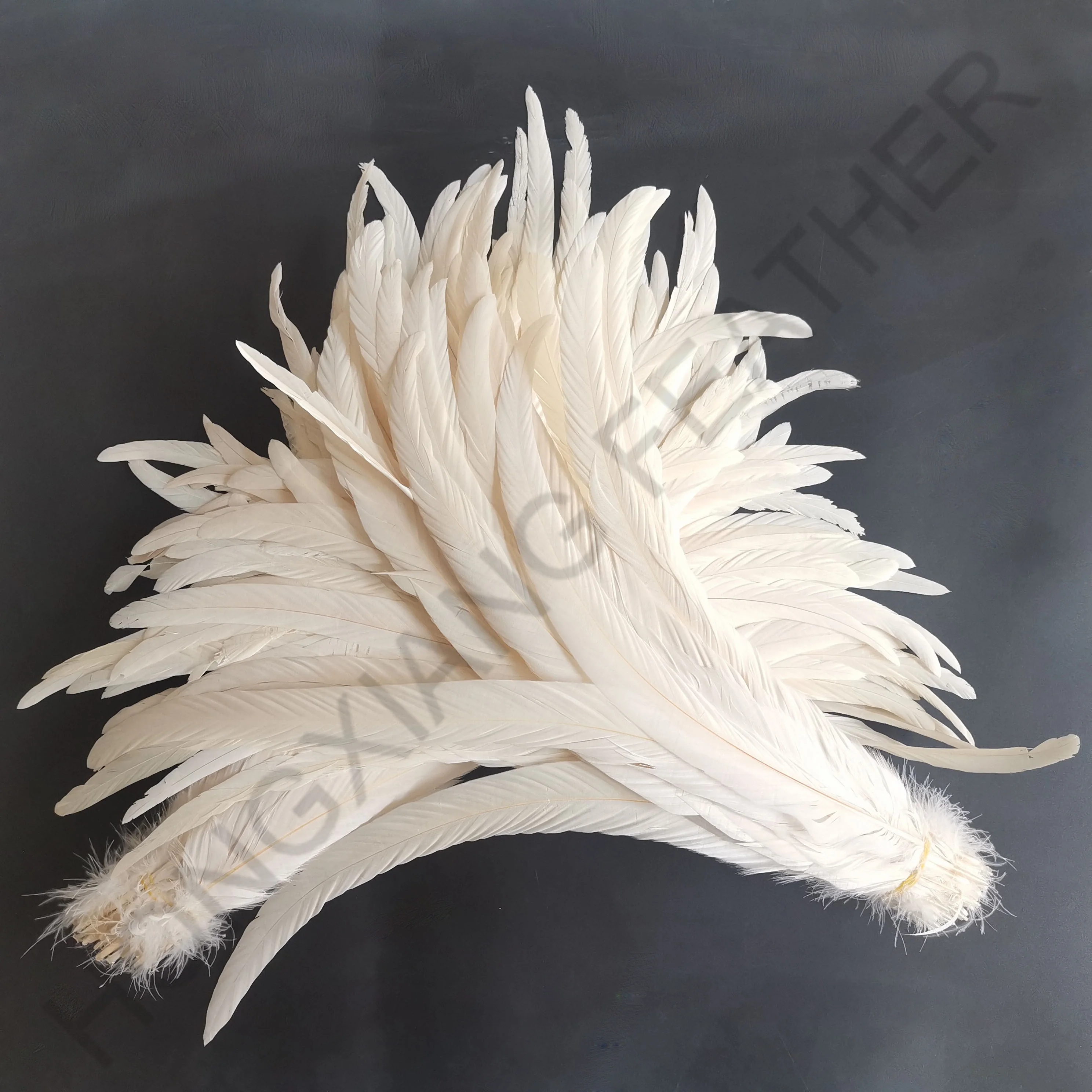 Китайский производитель перьев поставка дешевых красивых Белых Перьев петушиного хвоста для украшения фресниц