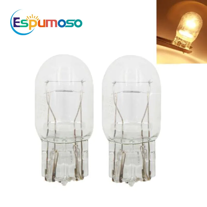 Halogen T20 1156 1157 BA15S Bulb 12V 21W T5 T10 S25 Accessory Clear Glass for Universal Autos Turn Signal Brake Backup Light