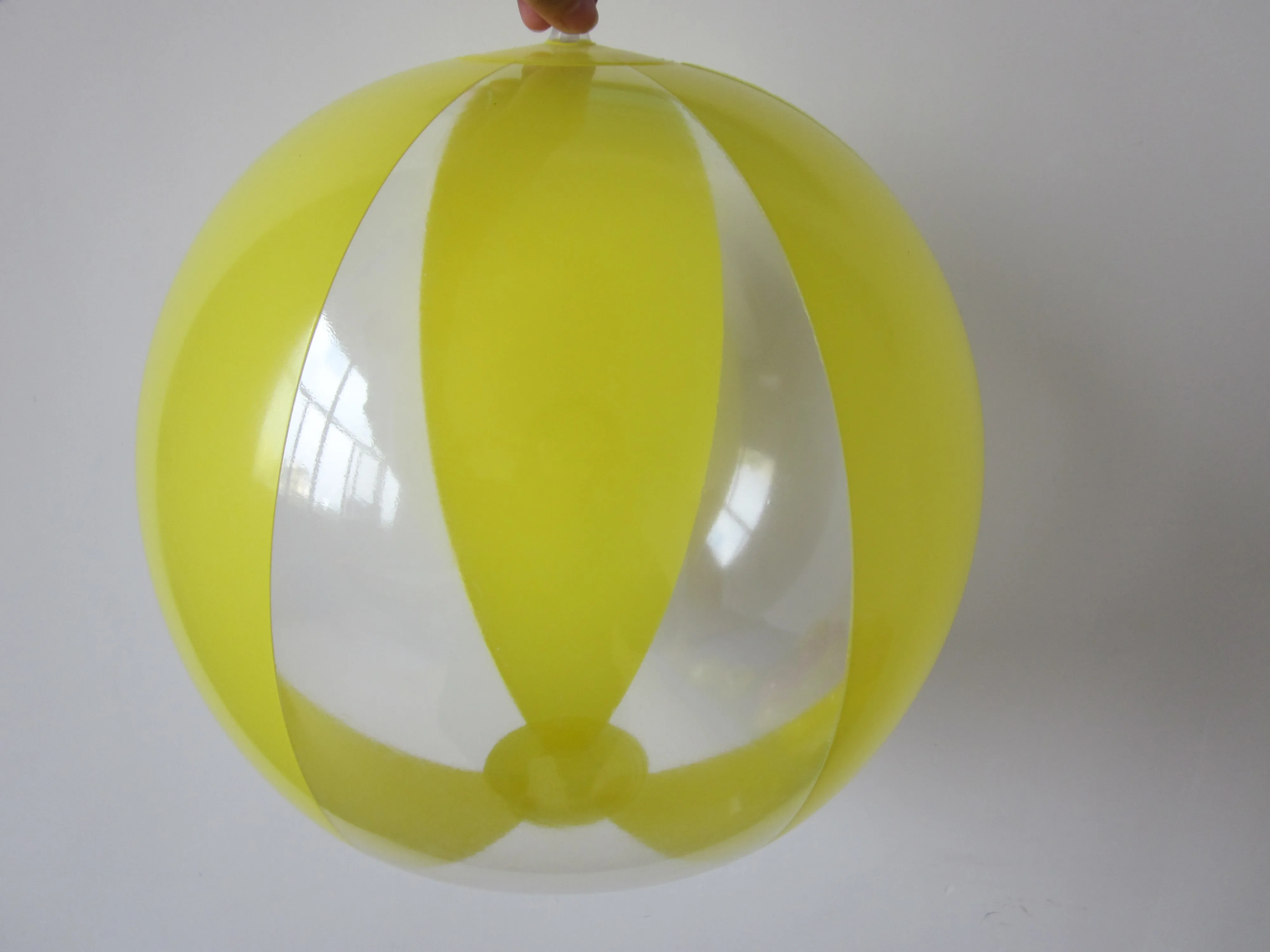 Plastic custom translucent beach ball