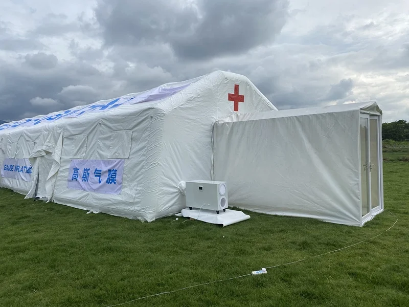 inflatable negative pressure isolation deployable morgue systems room