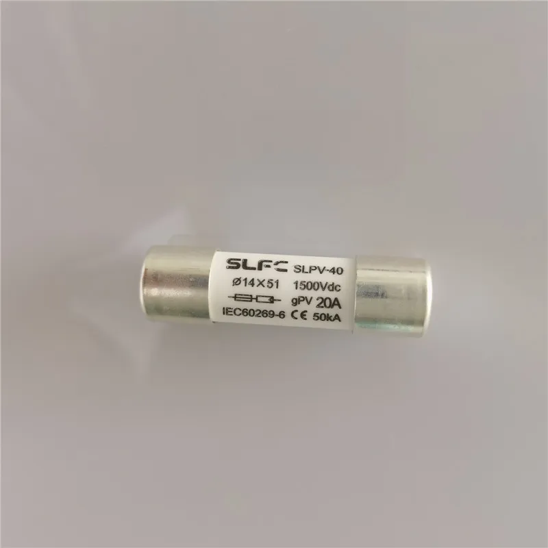 20A 25A 30A 32A 35A 40A 1500Vdc 14*51 Solar PV Fuse