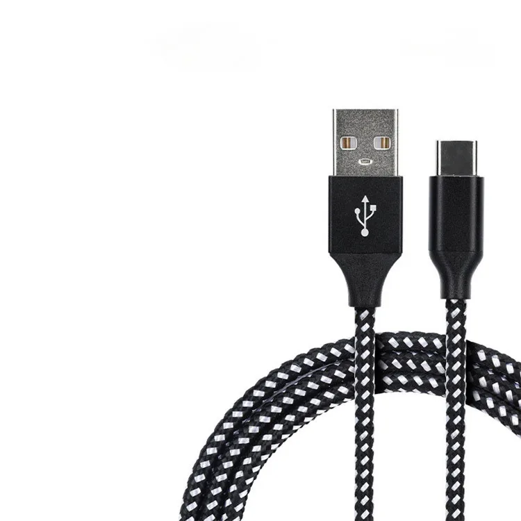
 Нейлоновый плетеный кабель для быстрой зарядки Type-c Type C 3,0 Micro Usb C кабель для передачи данных для Android  