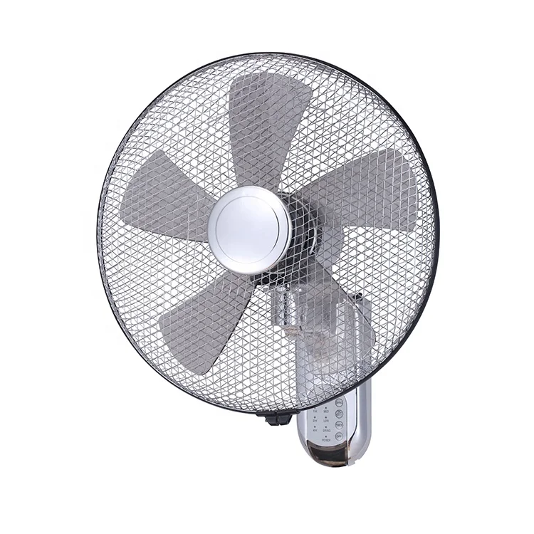 High quality small white electric remote control home ventilador oscillation 16 inch wall mount fans